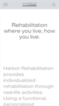 Mobile Screenshot of harborrehab.com